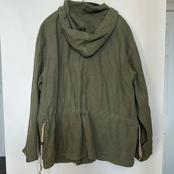 Free People‎ Joshua Tree Oversized Durable Utility Jacket Granola Girl Fall XS - Picture 2 of 14
